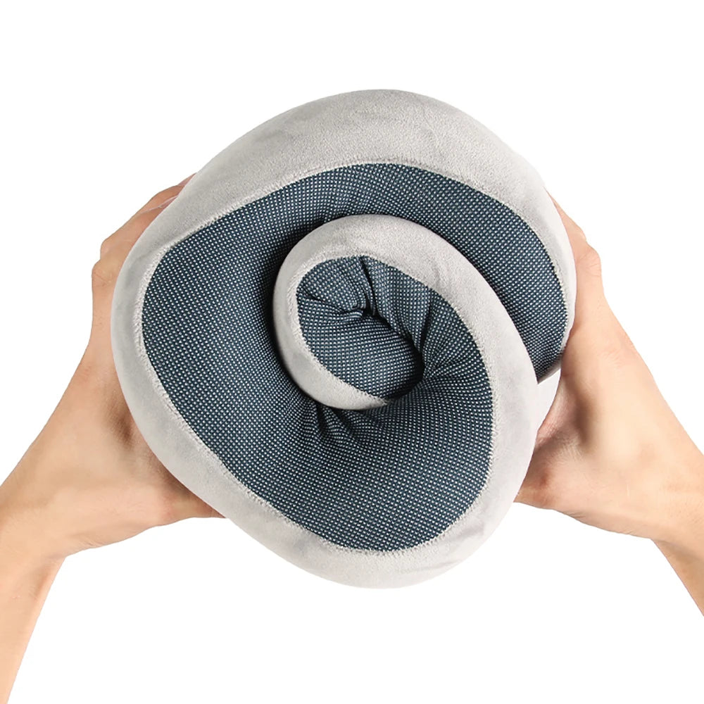 Memory Foam Car Neck Pillow โ Soft U-Shaped Travel Cushion for Cervical Support. Ergonomic Neck Rest Pad for Comfort and Interior Car Accessories