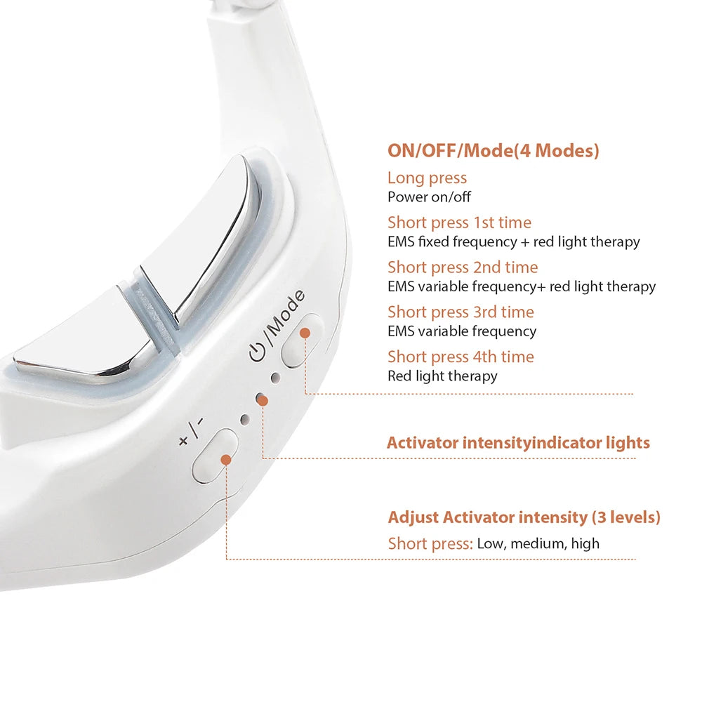 Rechargeable Eye Massager Device for Puffy Eyes, Dark Circles, Eye Bag Removal and Skin Rejuvenation