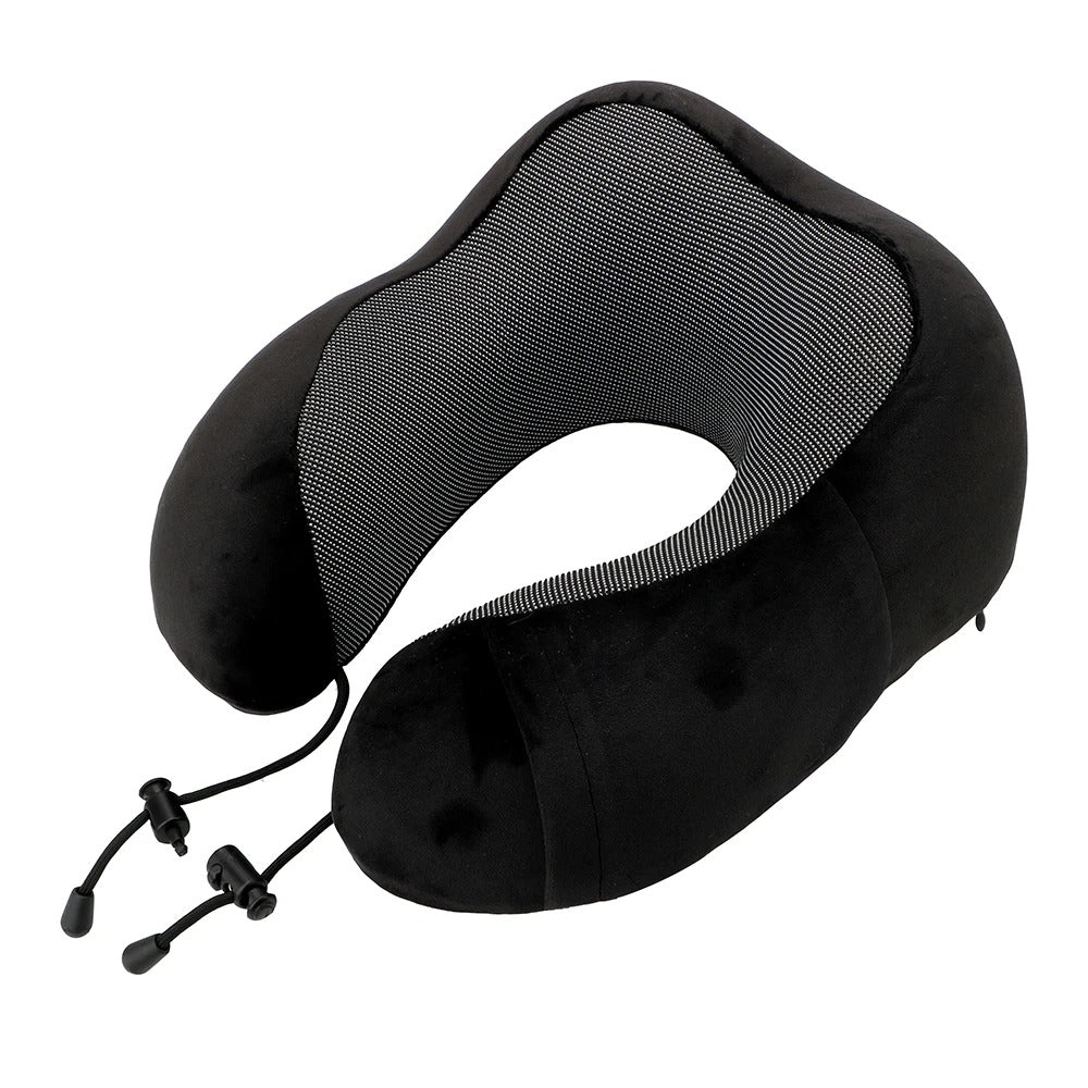 Memory Foam Car Neck Pillow โ Soft U-Shaped Travel Cushion for Cervical Support. Ergonomic Neck Rest Pad for Comfort and Interior Car Accessories