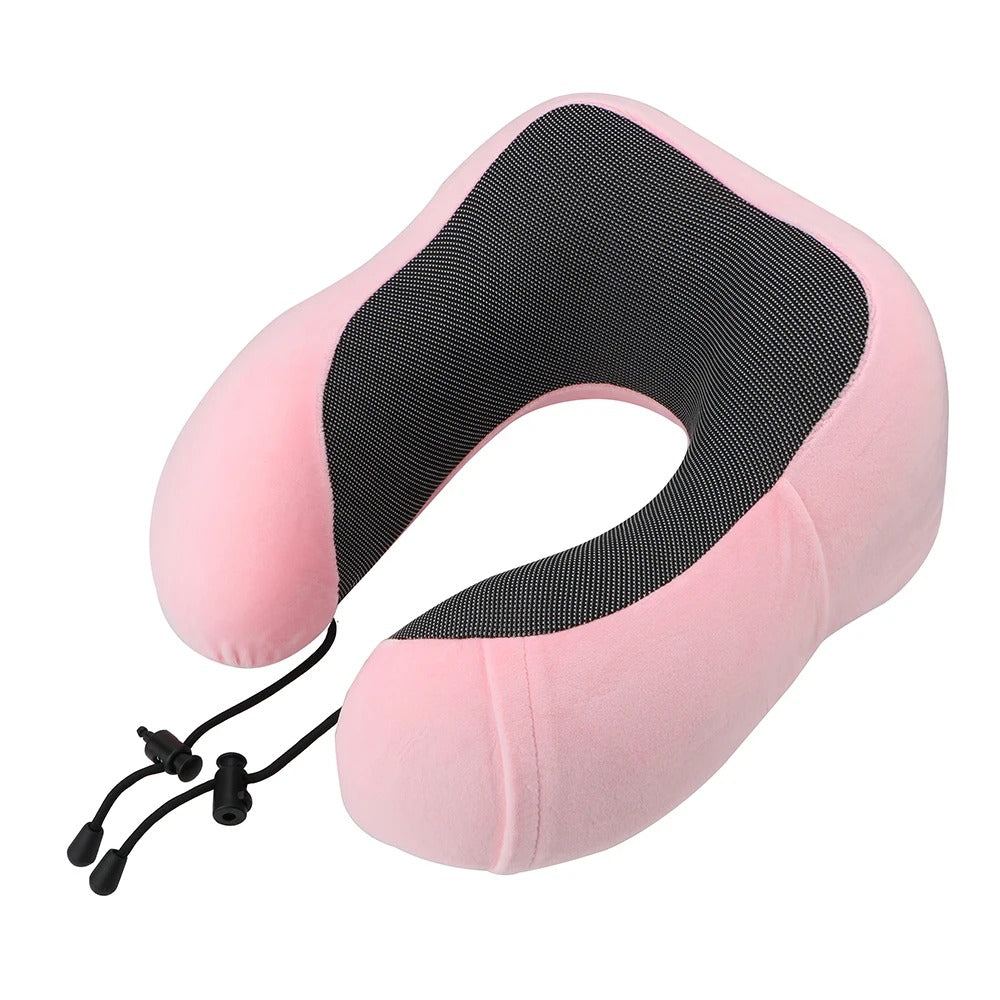 Memory Foam Car Neck Pillow โ Soft U-Shaped Travel Cushion for Cervical Support. Ergonomic Neck Rest Pad for Comfort and Interior Car Accessories