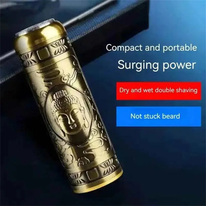 Mini Electric Waterproof Portable Barber Face Razor – USB Rechargeable Compact Shaver and Trimmer for Comfortable Grooming for Precision Shaving