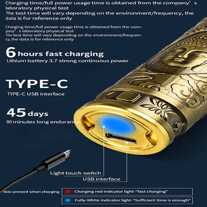Mini Electric Waterproof Portable Barber Face Razor – USB Rechargeable Compact Shaver and Trimmer for Comfortable Grooming for Precision Shaving