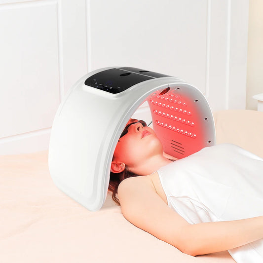 7-Color LED Light Therapy Face Mask PDT Machine with – Photon Skin Rejuvenation for Facial and Body Care with Nano Spray Technology
