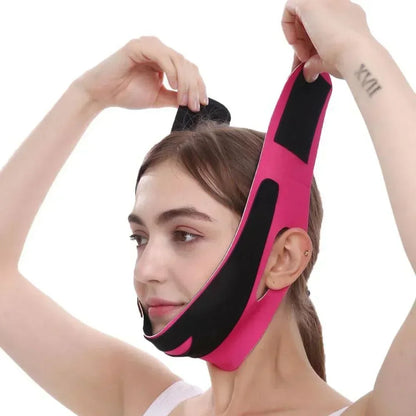 Elastic V-Line Face Slimming Bandage and Chin Lifting Strap for Women – Face Shaper, Cheek Lift, and Skin Care Facial Massage Tool