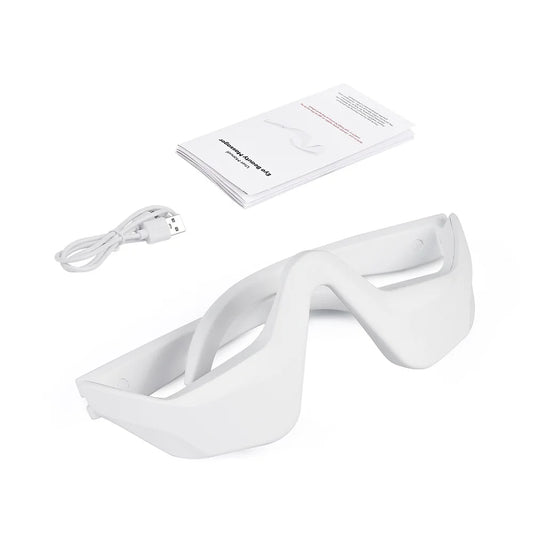 Rechargeable Eye Massager Device for Puffy Eyes, Dark Circles, Eye Bag Removal and Skin Rejuvenation