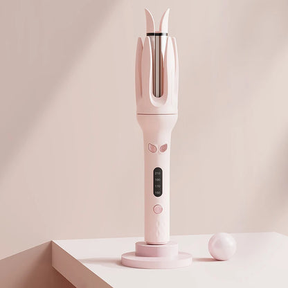 28 mm Automatic Negative Ion Ceramic Curling Iron Hair Curler for Rotating Curls and Waves – Anti-Tangle Electric Hair Styler for Smooth, Long-Lasting Curls for Home Use